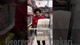 Exclusive Georgette Chikankari Sarees exclusive sarees offers MissammaHandlooms [upl. by Clarkson]