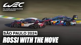 A Smooth Move From Valentino Rossi 👀 I 2024 Rolex 6 Hours of São Paulo I FIA WEC [upl. by Neirrad]