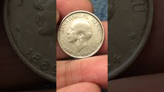 50 paisa 1964 nehru coin English Version Kolkata mint in fine conditionVery Rare coin Worth Rs 300 [upl. by Dorsey920]