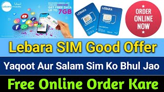 Lebara Sim Good Offer  Lebara Sim Good Packge Offer  Online order Kaise Kare  Lebara App [upl. by Flo]