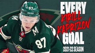 Every Kirill Kaprizov Goal From The 202122 NHL Season [upl. by Ostraw603]