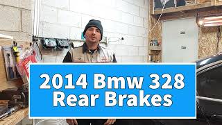 BMW F30 Rear Brake guide including parking brake adjustment [upl. by Pentheam]