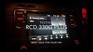 VW Skoda RC330G Car Stereo with MirrorLink Review [upl. by Kallman464]