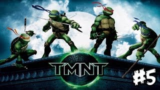 Lets Play TMNT The Movie Game 2007  Part 5 No Commentary HD 1080p [upl. by Nilac]