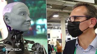 Ameca the humanoid robot answers to our questions [upl. by Sofie]