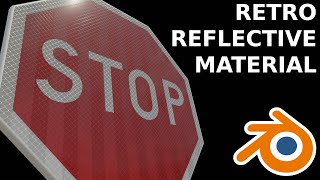 Blender tutorial Retroreflective material [upl. by Fiorenza]