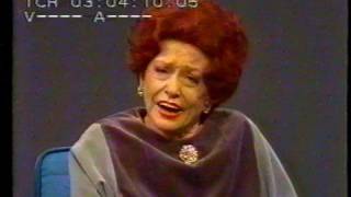 Zarah Leander sings quotSang om Syrsorquot at her last TV show [upl. by Roselin366]