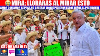 MIRAEste grupo de niños sorprenden al Presidente al pedirle esto y asi lo convencen [upl. by Adnanref]