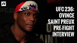 UFC 236 Ovince Saint Preux prefight interview [upl. by Ion790]