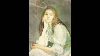 1 Minute Museum  Famous Paintings of Women  Julie Daydreaming 1894 by Berthe Morisot shorts [upl. by Ries]