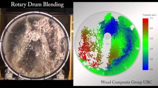 Rotary Drum Blender using EDEM Simulation Courtesy of University of British Columbia [upl. by Moorish]