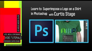 Adobe Photoshop CC Tutorial Superimpose logo on shirt [upl. by Schlesinger302]