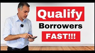 How to Qualify Borrowers Fast  Top1 Best Training for Loan Officers  Commercial Lending course [upl. by Avle]