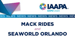 Mack Rides and SeaWorld Orlando Speak About NewFor2025 Ride at IAAPA Expo [upl. by Enrobialc553]