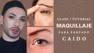 ClaseTutorial de Maquillaje para parpado caídos nivel Básico [upl. by Ariom]