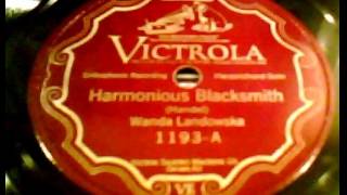 quotThe Harmonious Blacksmithquot  Wanda Landowska 1926 Victor Red Seal [upl. by Yecnuahc]