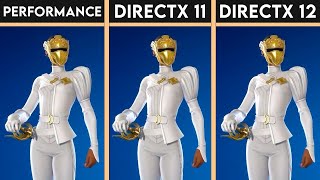 FORTNITE Chapter 5 Season 1  DirectX 12 vs DirectX 11 vs Performance Mode  AMD GPU [upl. by Annehcu]