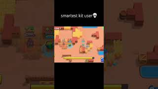 smartest kit user💀brawlstars smackthat kit [upl. by Yrelbmik]