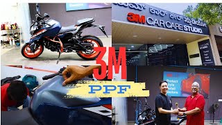 3M PPF for KTM Duke 390 Gen 3  Best Protection For Your New Bike [upl. by Neibaf]