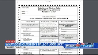 What does Olmsted Countys Election ballot look like [upl. by Nitnerb]