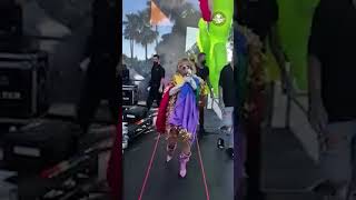 Paulina Rubio recuerda a su mamá en show por el Pride en Neza Shorts [upl. by Arther]