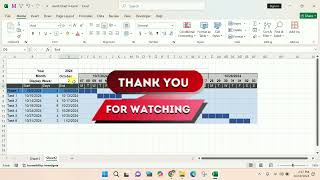 Gantt chart in Excel tutorial  Using conditional formatting  For project management Tutorial 2024 [upl. by Alvina]