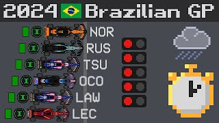 2024 Brazilian Grand Prix Timelapse [upl. by Rivard985]