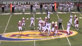 Jake Gervase Defensive Highlight Video Davenport Assumption Class of 2014 [upl. by Ahsemit]