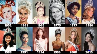 ALL Miss Universe Crowning Winners 19522022  original footage [upl. by Mccallum]