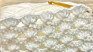 Fantastic😍🌸 How to Crochet for beginners step by step Crochet baby blanket [upl. by Adlesirk]