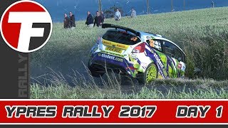 Ypres Rally 2017  Day 1  Crash [upl. by Jain]