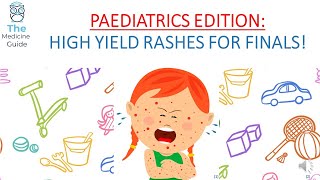 PAEDIATRICS EDITION HIGH YIELD RASHES FOR FINALS [upl. by Drofiar]