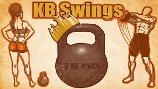 The 👑 KING of ALL Exercises Kettlebell Swings [upl. by Ekez]