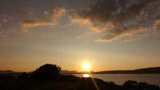 Sunset time lapse  Waterville Co Kerry Ireland [upl. by Nnairek]