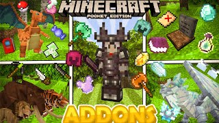 😮Los 12 addons más increíbles para Minecraft PEBedrock 12071 [upl. by Aaronson756]