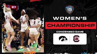 South Carolina vs Iowa  2024 womens National Championship extended highlights [upl. by Schuyler]