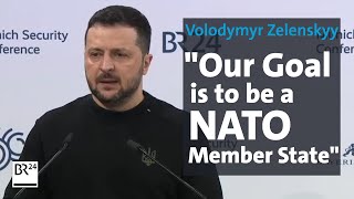 MSC 2024 Volodymyr Zelenskyy  What Ukraine expects from its partners  BR24 [upl. by Bernj]