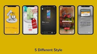 Instagram Story for eCommerce Promo  After Effects Template [upl. by Arrak]