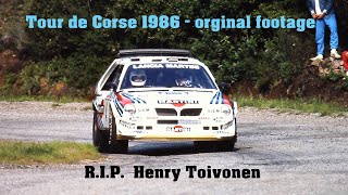 Tour de Corse 1986 new  and never seen on TV [upl. by Gilbye]