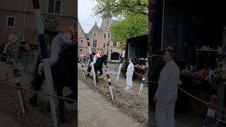 Middelburg Netherlands Ringrijden TravelwithHugoF horses middelburg [upl. by Meehahs542]