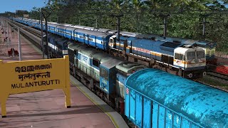 Double ENGINE ALCO POWER  HARDEST HONKING  Train Simulator 2024 [upl. by Ardnasirhc]