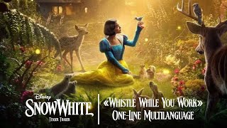 Snow White 2025  Whistle While You Work  OneLine Multilanguage Teaser Trailer [upl. by Erick]