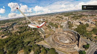 Cessna 172 Reims Rocket LIRA RomeCiampino Intl Airport Rome Italy [upl. by Atiuqes]