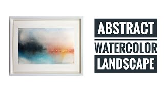 Abstract Watercolor Landscape Painting  Baohong Academy  Winsor amp Newton Cotman  Escoda [upl. by Tirza261]