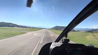 Scenic Bern City Flight With Subsequent Landing at BernBelp Airport LSZB [upl. by Seluj]