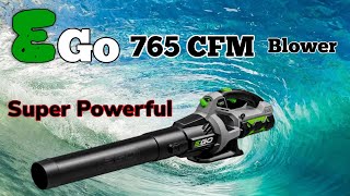 The Powerful EGO 765 CFM BLOWER 56VOLTS [upl. by Belford392]