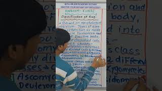 Classification of fungi  Different Classes and Groups  Oomycota and Eumycota [upl. by Lraep]