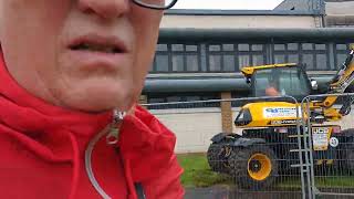 Building Work at Bannockburn High School Stirling Scotland UK [upl. by Raimund]