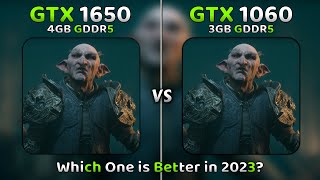 GTX 1650 vs GTX 1060 3GB  2023  Test in Latest Games🔥 [upl. by Amoritta]