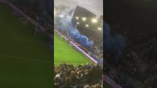 Vålerenga supporters cracking fireworks and smokebombs in the Derby🧨 [upl. by Cela]